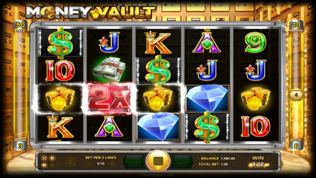 สมัครเล่น Money Vault ลุ้นแตกเซฟทองคำทุกเบท