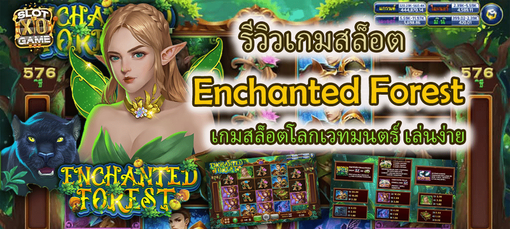 รีวิวเกมสล็อต Enchanted Forest เกมสล็อตโลกเวทมนตร์ เล่นง่าย- SLOTXO