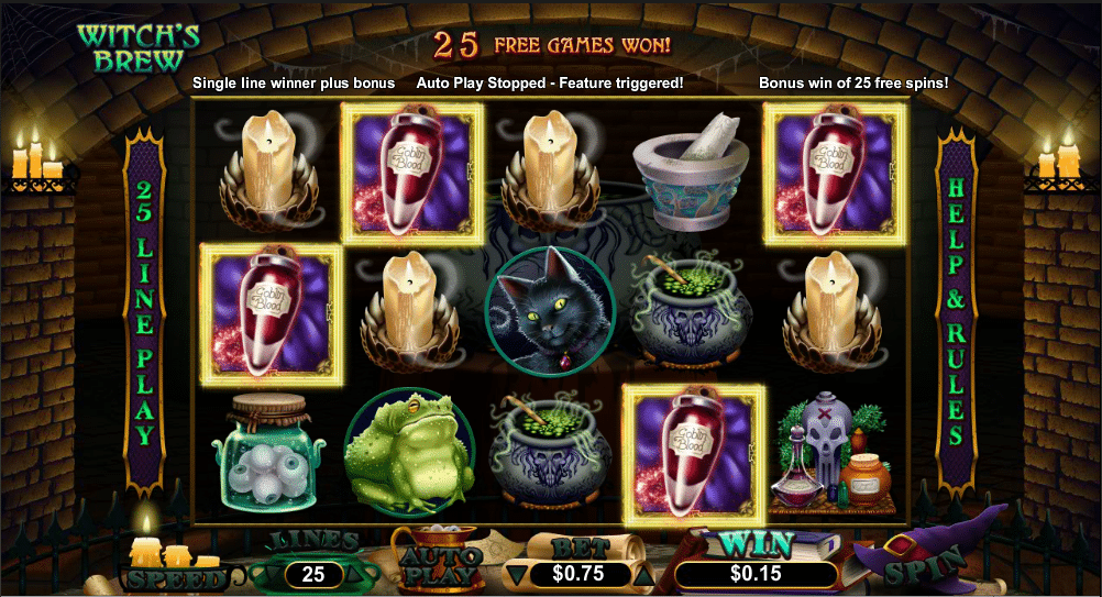 สมัครเล่น Witchs Brew เสกโบนัสแตกไม่ต้องใช้เวทมนตร์!